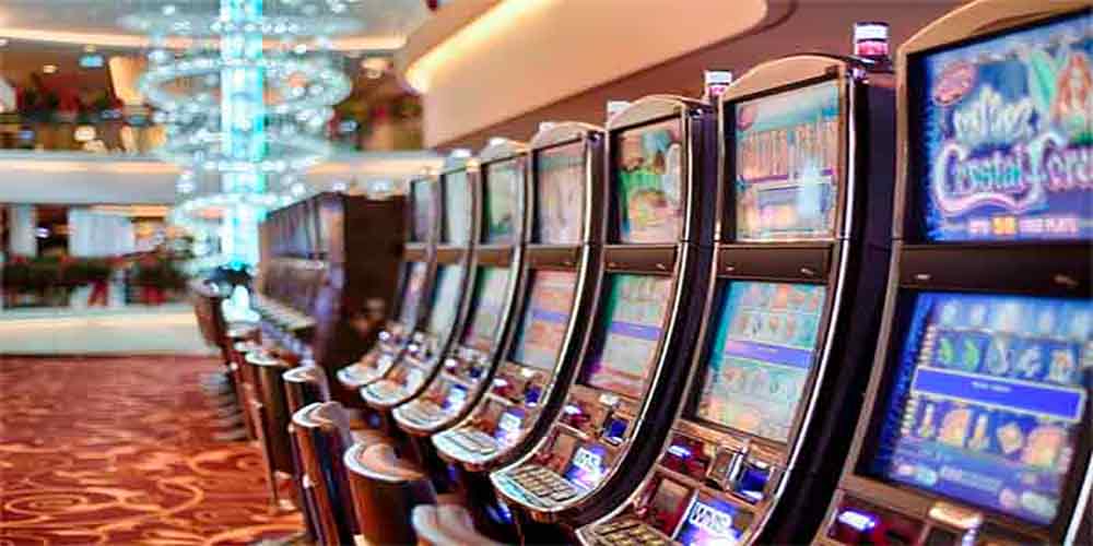 Row Of Slot Machines